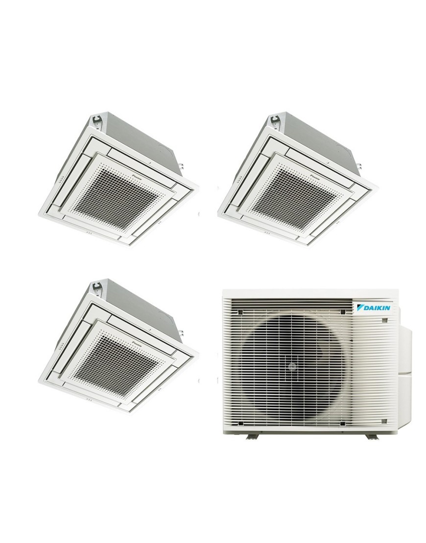 Aer conditionat multisplit Caseta DAIKIN cu trei unitati interne, doua 9000 BTU si una 12000 BTU, 3MXM68A-2xFFA25A+FFA35A, garantie 60 luni